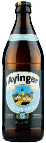 Ayinger Lager hell пиво ячменное, фильтрованное 4.9% 0.5 л