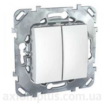 Выключатель клавишный Schneider Electric Unica, белый