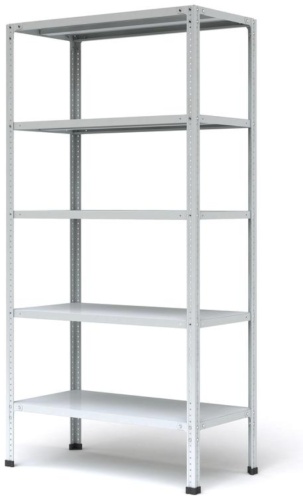 Стеллаж напольный , 100x30x220 см, серый