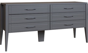 Комод Пинскдрев П3.590.0.04, 158x49x80 см, синий
