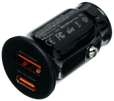 Remax RCC358 (USB 22.5W+PD 30W+QC3.0), черный черный