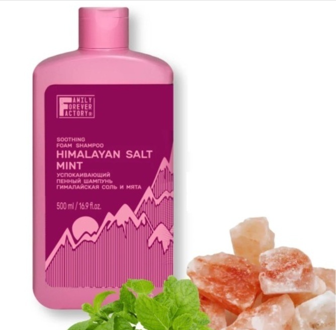 Купить Family Forever Factory Гималайская соль и мята шампунь 500 мл в ...
