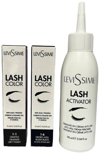 LEVISSIME Lash Color Activator 1.8% краска, оксид для краски 1-1,1-6 2х15 мл