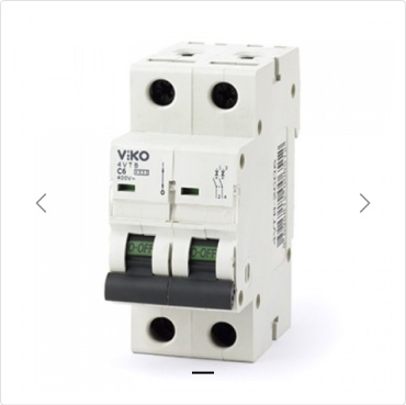 Viko by panasonic автоматический выключатель 2P 50 A, 4.5 кА, 220/380 В