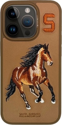 Чехол Santa Barbara Polo & Racquet Club для Apple iPhone 14 Pro Max рисунок