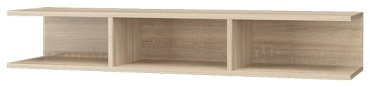 Полка MLK Скайлайн, 120х30x20 см, коричневый