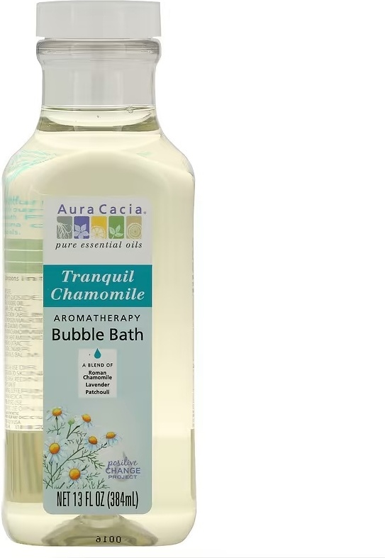 AURA CACIA Aromatherapy Bubble Bath Tranquil Chamomile пена для ванны 384 мл