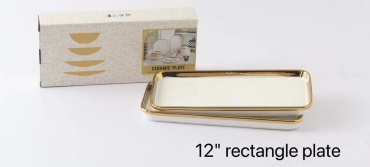 Набор тарелок RAVAK 12x25 см, 2 шт, керамика