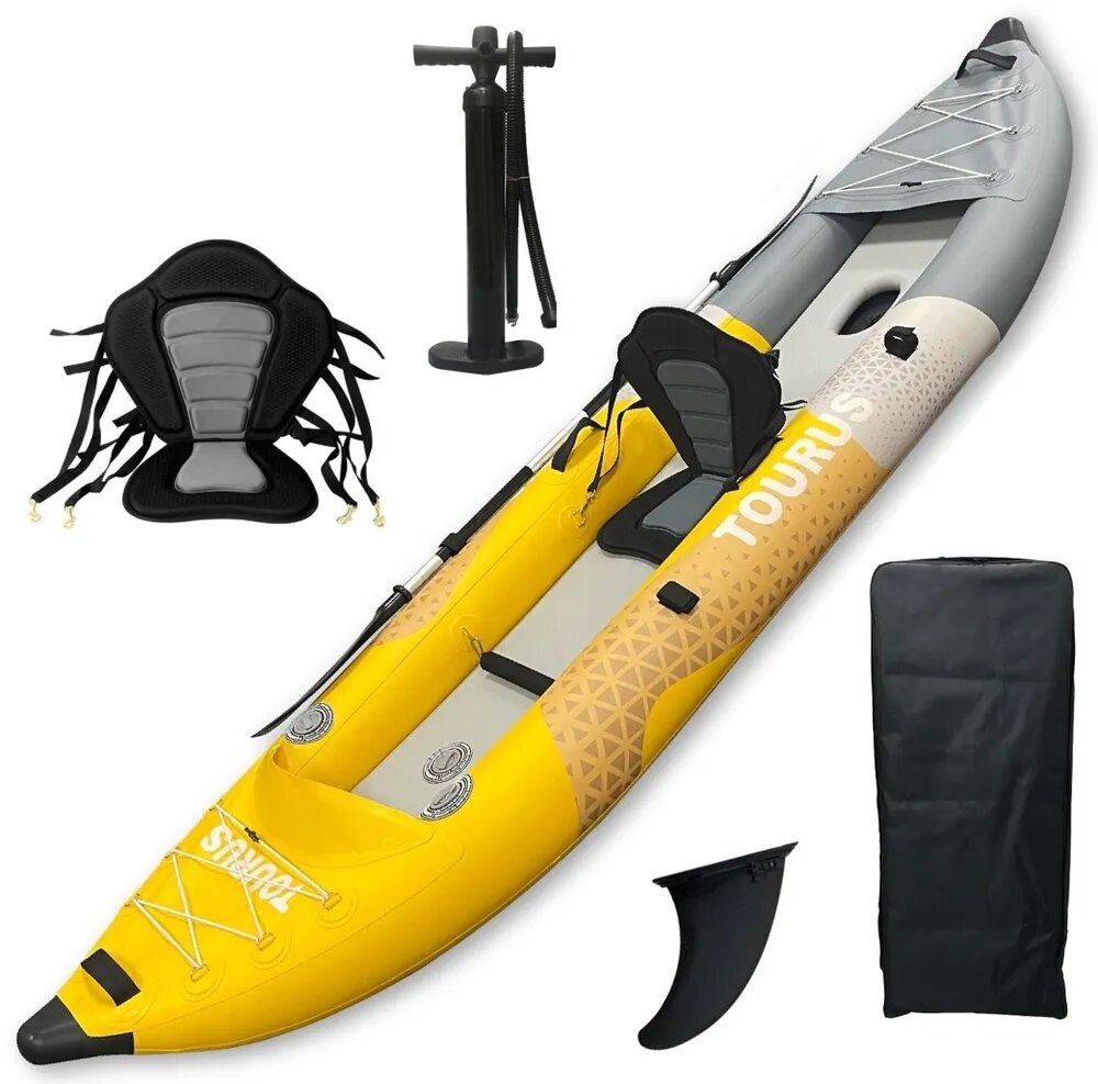 Купить Надувная лодка TOURUS Надувной одноместный каяк байдарка Kayak ...