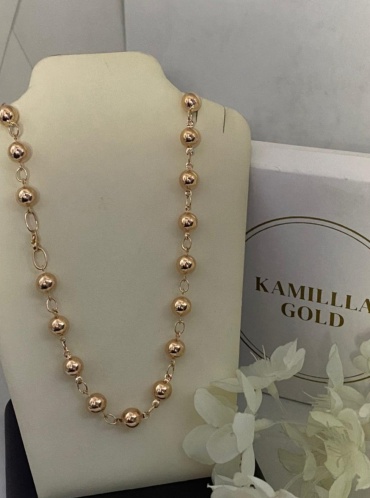 KAMILLLA GOLD 85466485 длина 50 см, вес 16.02 г золото, плетение отсутствует
