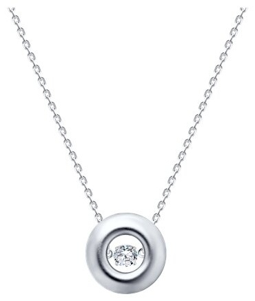 Колье Diamant 94-170-01876-1_3,85 длина 45 см вес 3.85 г серебро, фианит