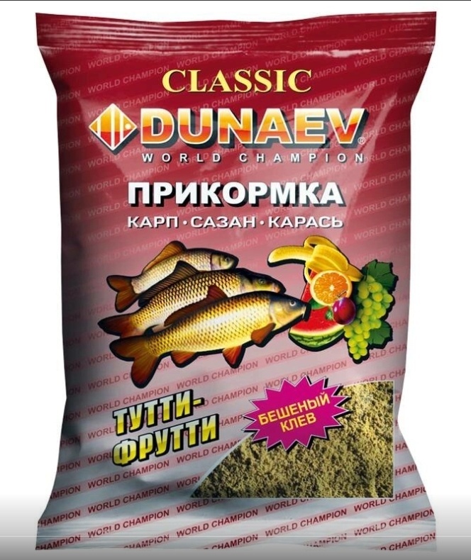Прикормка Dunaev 60201521 CLASSIC тутти-фрутти 0.9 кг