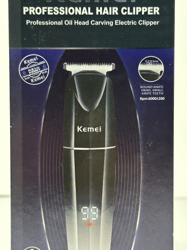 Kemei триммер Km-880 черный, серебряный