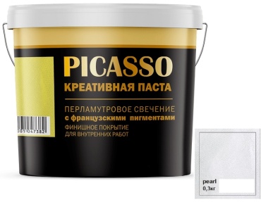 РАДУГА Picasso акриловая основа, тон морской жемчуг 0.3 кг