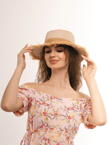 Шляпа Trendy размер 56, 58, розовый