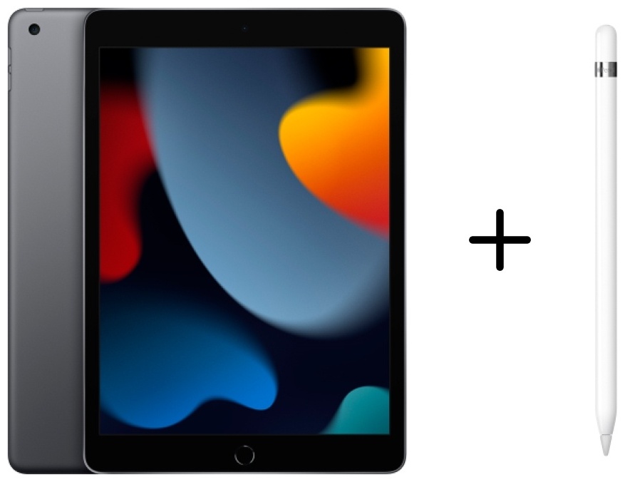Купить Планшет Apple iPad 2021 Wi-Fi 10.2 дюйм 3 Гб/64 Гб серый ...