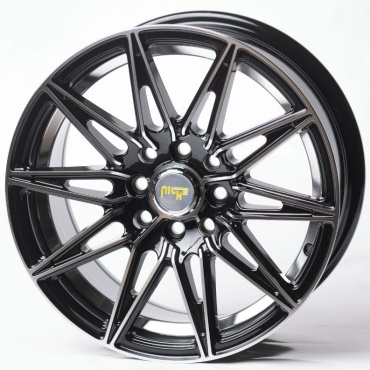 Kipardo R125 7x15/8x100/114.3 D73.1 ET35 4 диска черный, серебристый