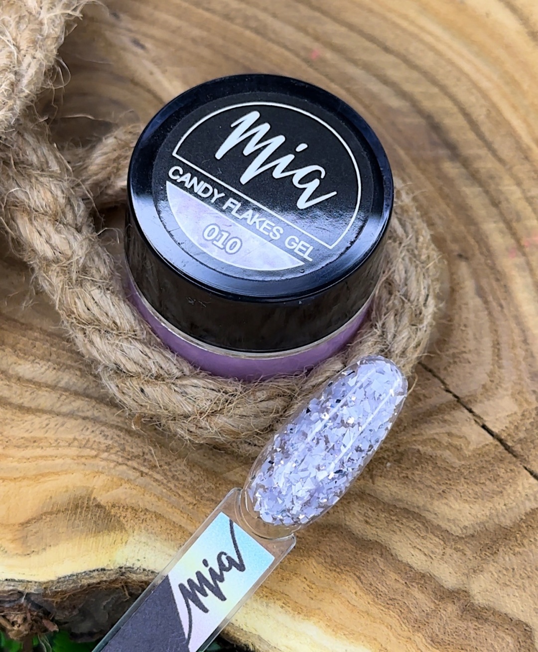 Mia гель для дизайна Candy flakes gel 010 5 мл