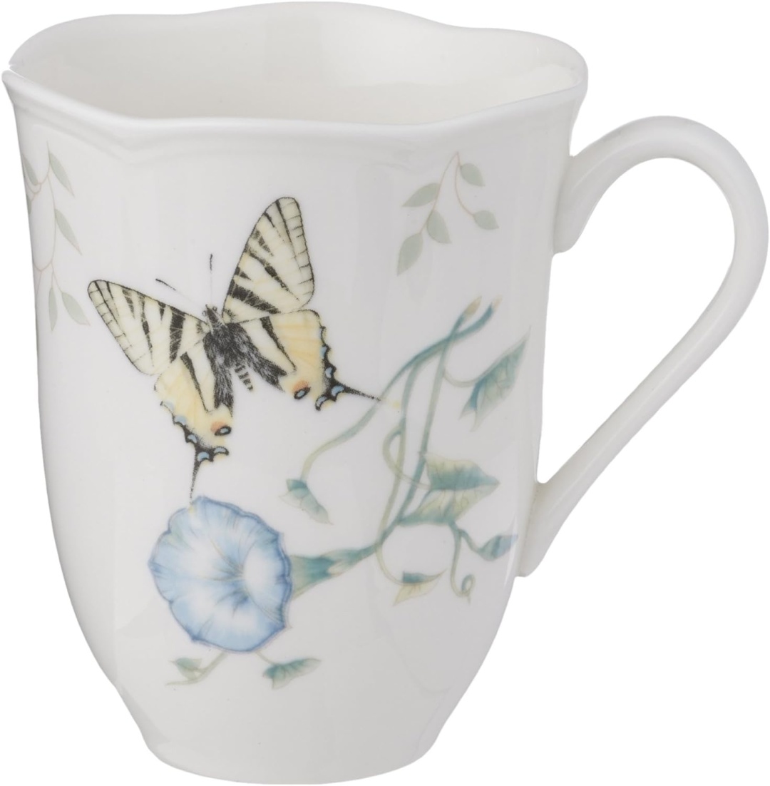 Кружка Lenox «BUTTERFLY MDW», 355 мл, фарфор, 1 шт.