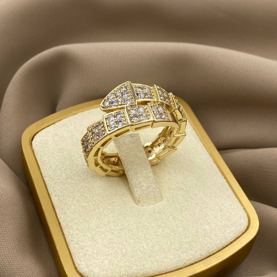Кольцо Xuping Jewelry размер 19 бижутерный сплав, медицинский сплав, фианит