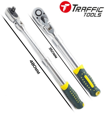 Трещотка телескопическая Traffic tools TT4835 1/2, 350 мм