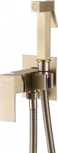 Abber гигиенический душ Daheim AF8226G золото матовое
