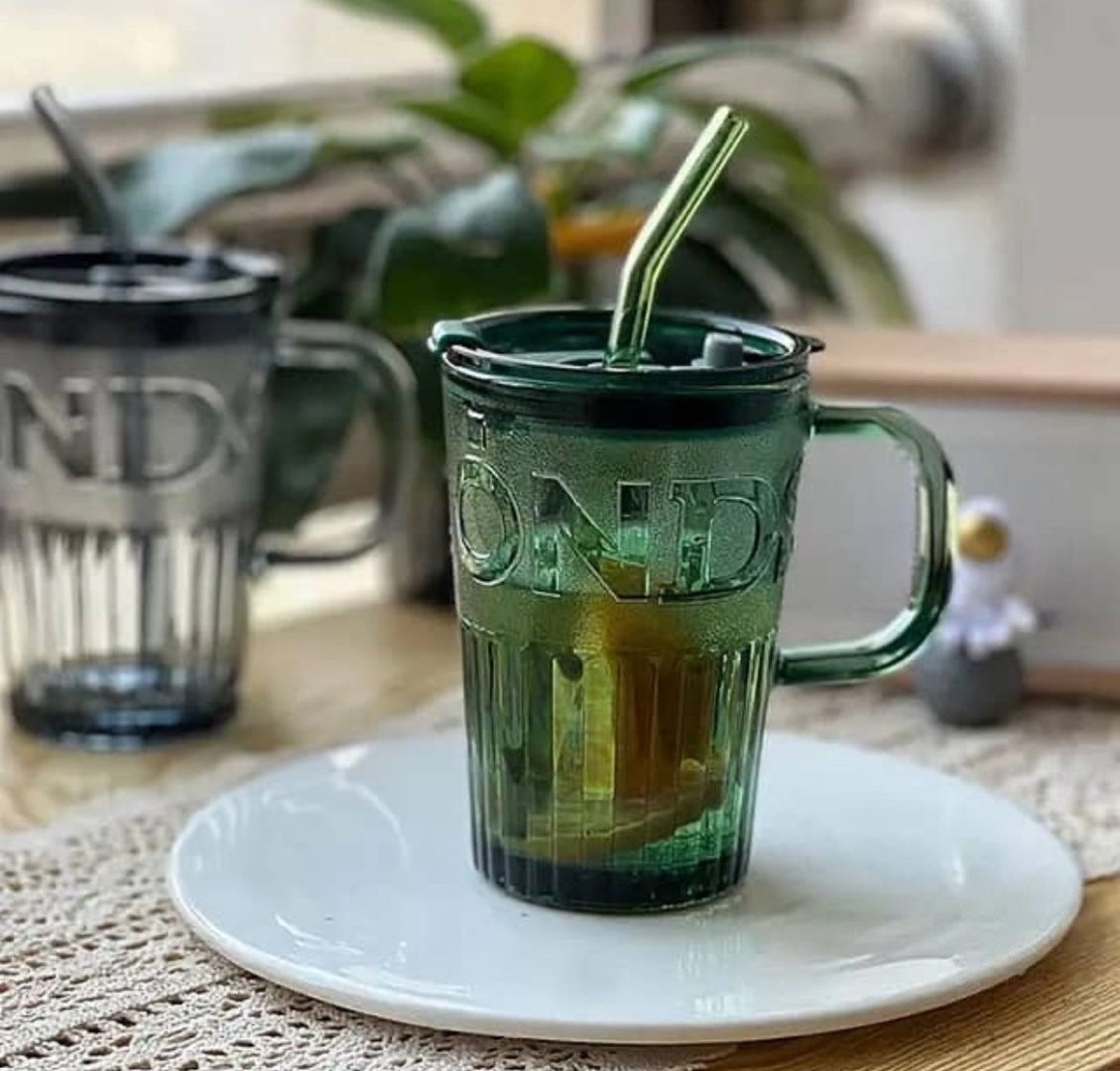 Кружка , 450 мл, стекло, 1 шт.