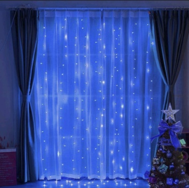 Штора Led Light цвет свечения синий 3 м