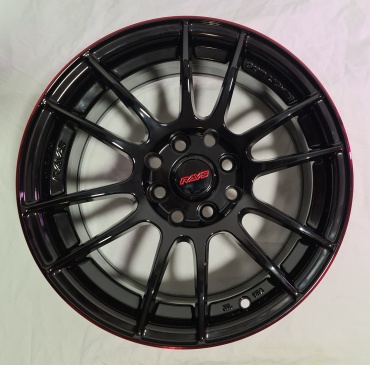 Rays DRS113 7x15/8x100/114.3 D73.1 ET35 4 диска черный, красный