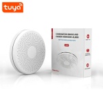 Датчик дыма Tuya CS01W, экосистема: Amazon Alexa, Tuya Smart