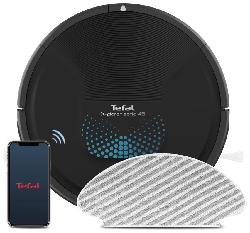 Робот-пылесос Tefal X-plorer Serie 45 RG8275WH черный