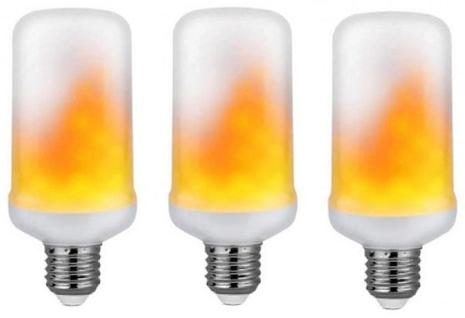 Horoz Electric 5W E27, светодиодная, желтый