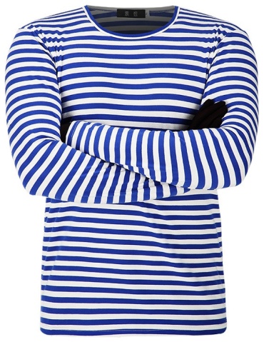 Лонгслив синий