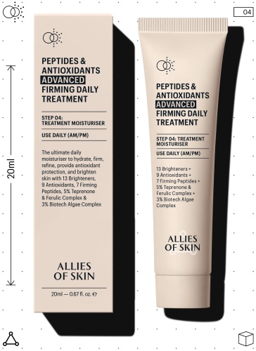 Allies of skin крем Peptides Antioxidants Advanced Firming Daily Treatment для лица 20 мл