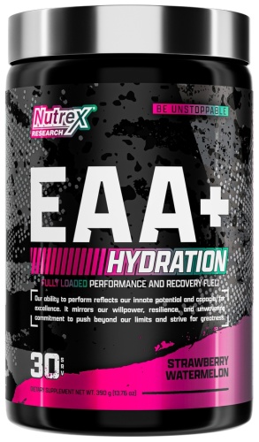 Аминокислотный комплекс Nutrex Research Nutrex EAA+hydration 390g клубника арбуз арбуз, клубника 390 г