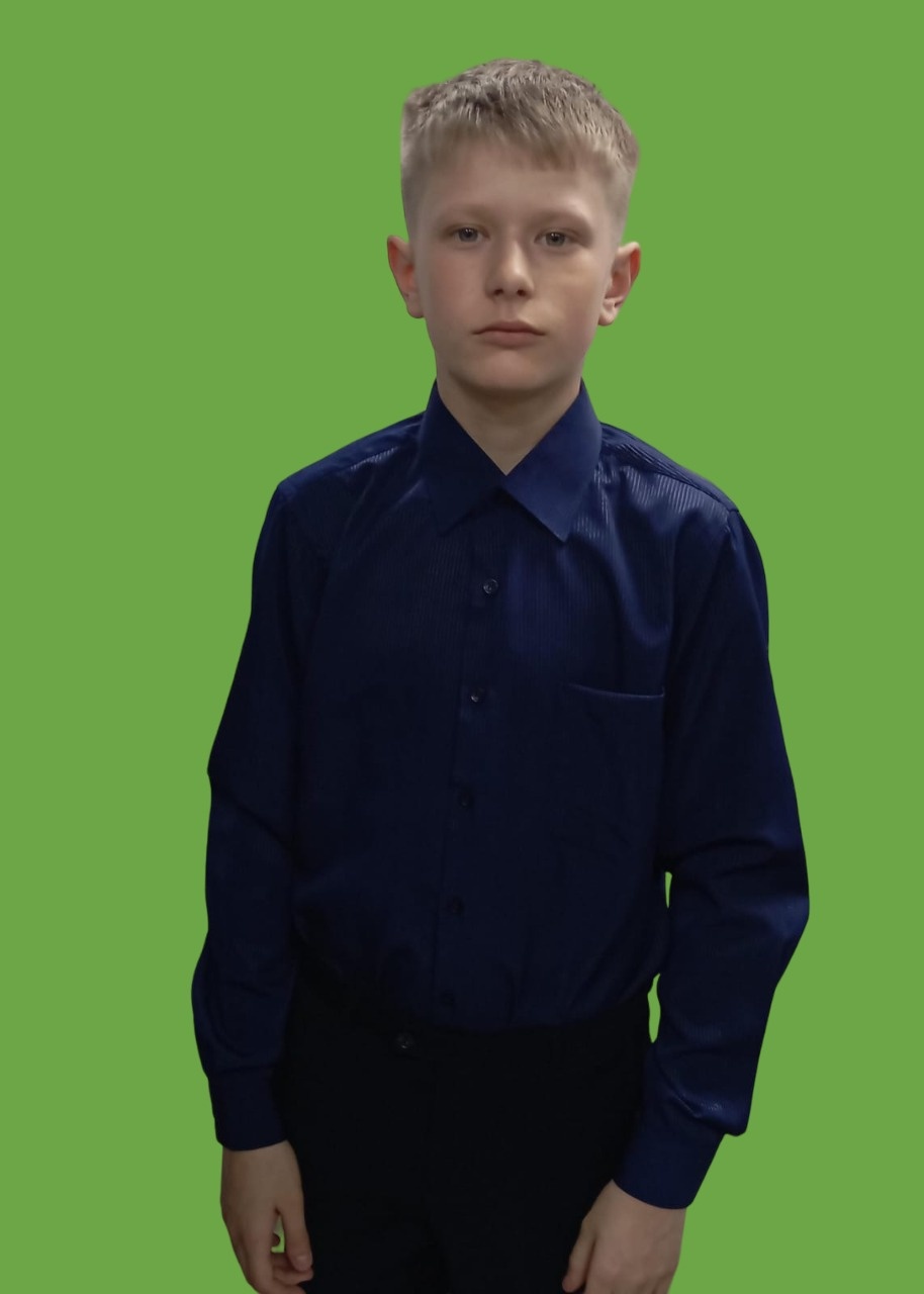 Школьная рубашка BOSSADO синий