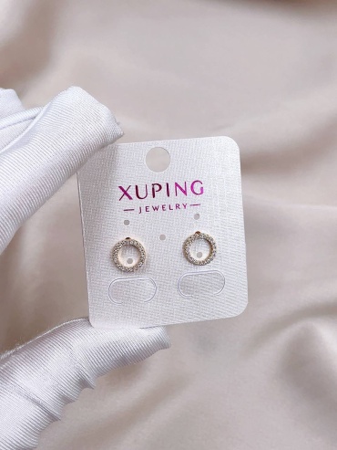 Серьги Xuping Jewelry медицинская сталь, стекло