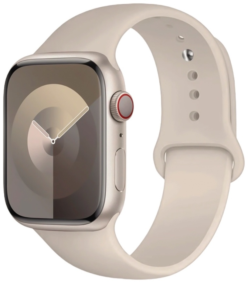 Ремешок для Apple Watch Series 7, Watch Series 8 бежевый