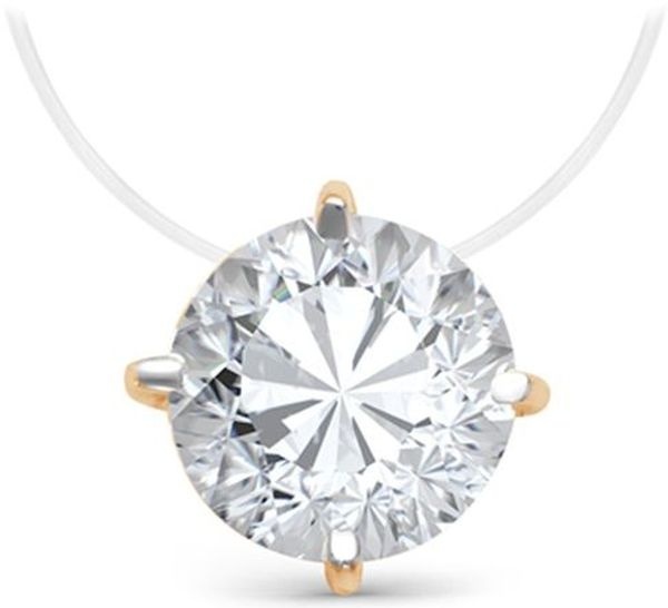 Колье kari jewelry 55908020 длина 38 см вес 1 г серебро, фианит