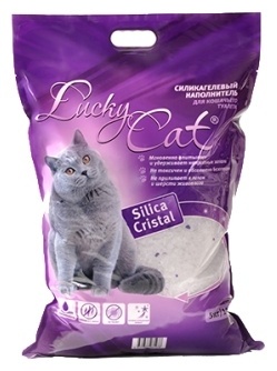 Lucky Cat лаванда впитывающий 11 л