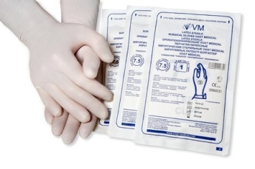 Медицинские перчатки Vogt Medical латекс 1 шт белый 6.5