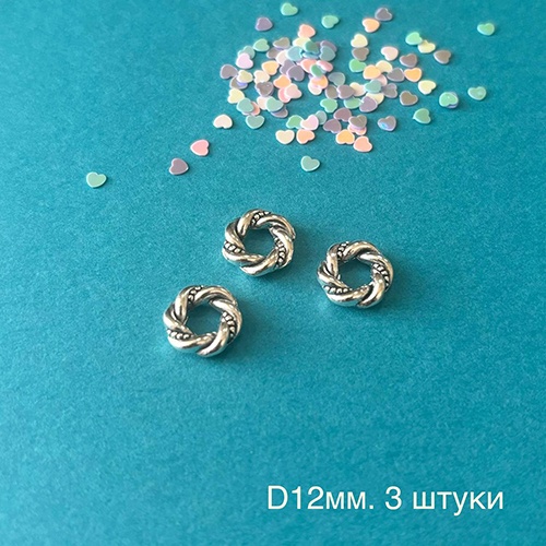 Бижутерная фурнитура комплекты для сборки 3 шт