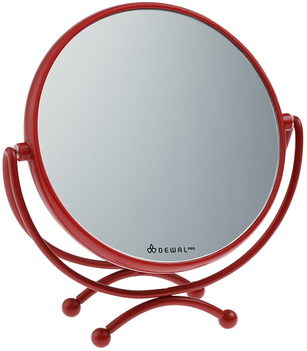 Dewal зеркало настольное косметическое MR-320red 18,5х19 см