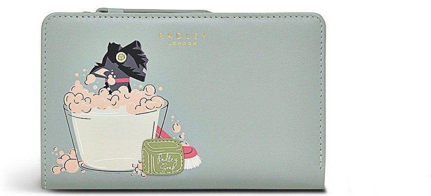 Кошелек Radley натуральная кожа зеленый