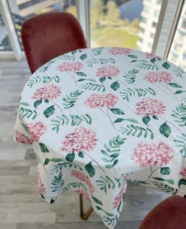 Скатерть Maryam decor & textile 150x150 см, полиэстер, хлопок, дак, 1 шт