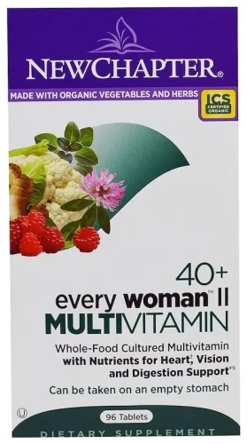 New Chapter мультивитамины Every Woman II 40+ Multiivitamin 96 таблетки