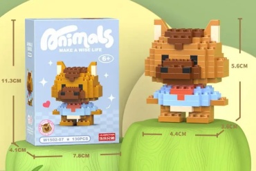 Конструктор Bricks Animals W1502-07, деталей 130 шт