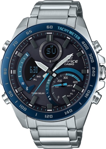 Кварцевые CASIO ECB-900DB-1B сталь