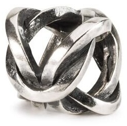 Шарм Trollbeads Узел Искренности TAGBE-20218 вес 1.54 г серебро, без вставок