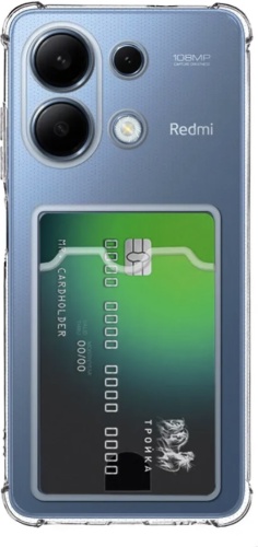 Чехол Nati.aks для Xiaomi Redmi Note 13, Redmi Note 13 5G прозрачный